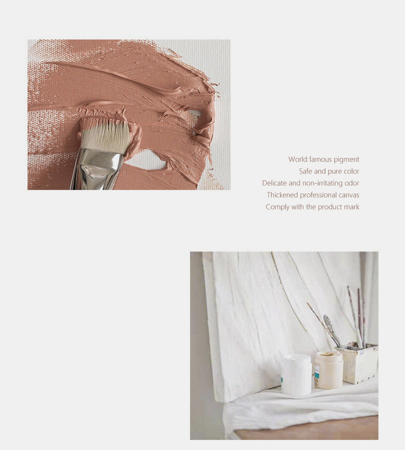 Branded pigments, safe color painting output graydre