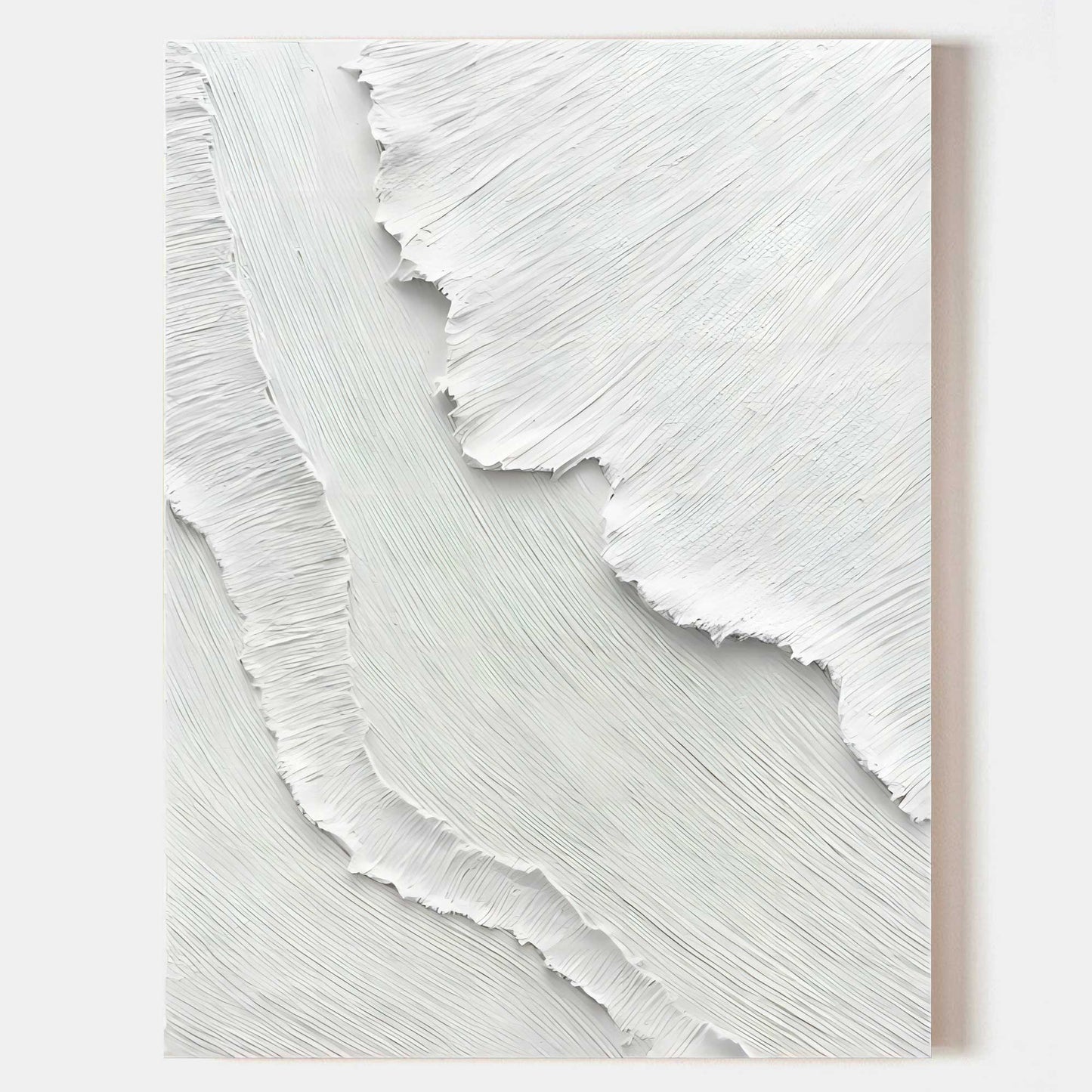 Plaster Art Texture Paintings With Abstraction And Minimalism